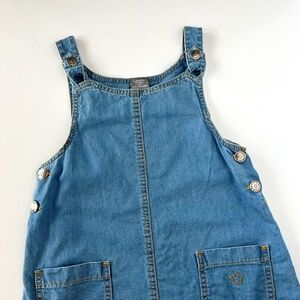 Tocoto Overall Denim Dress size 6Y